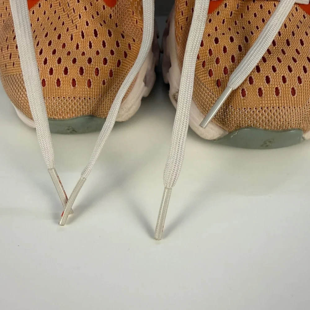 On Cloudswift Running Shoes Womens 6.5 Orange Grey Helion CloudTec Sneakers